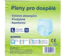 Jednor�zov� plenkov� kalhotky pro dosp�l� NAVL�KAC� - Velikost M - balen� 10 ks
